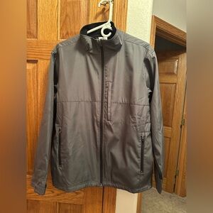 Men's Gray Windbreaker Jacket